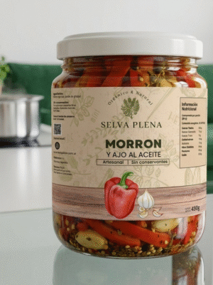 Morrones y ajo al aceite